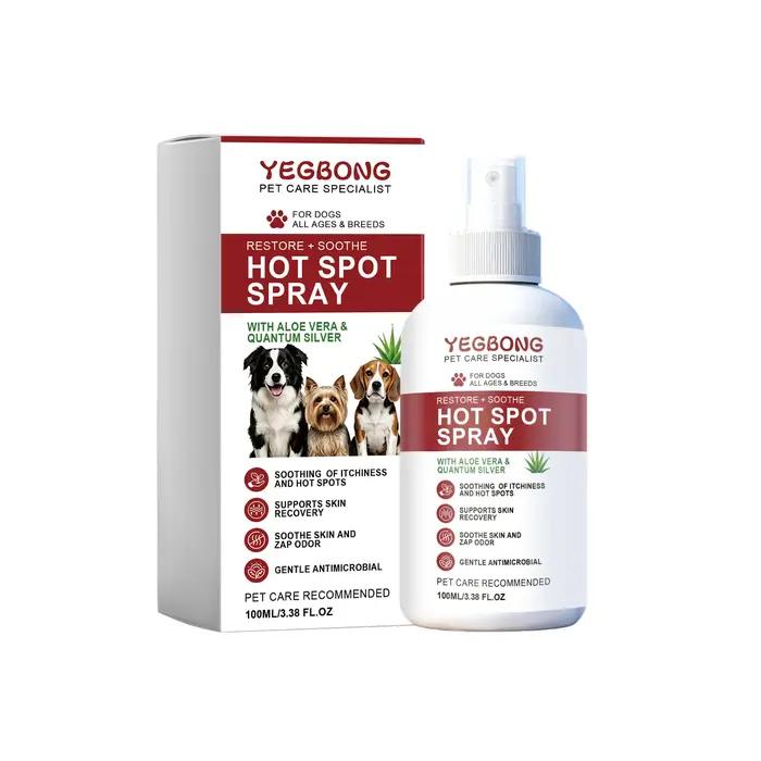 Spray Apaisant pour Animaux Contre les Démangeaisons et la Peau Sèche – Soin Quotidien Doux pour Chiens et Chats – Favorise une Pelage Brillant