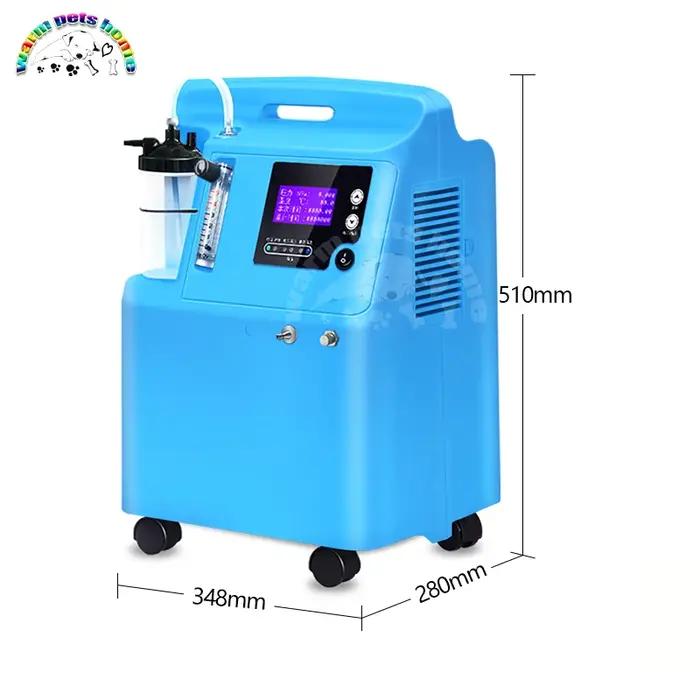 Machine à oxygène vétérinaire pour chiens et chats avec écran LCD pour convalescence et support respiratoire à long terme