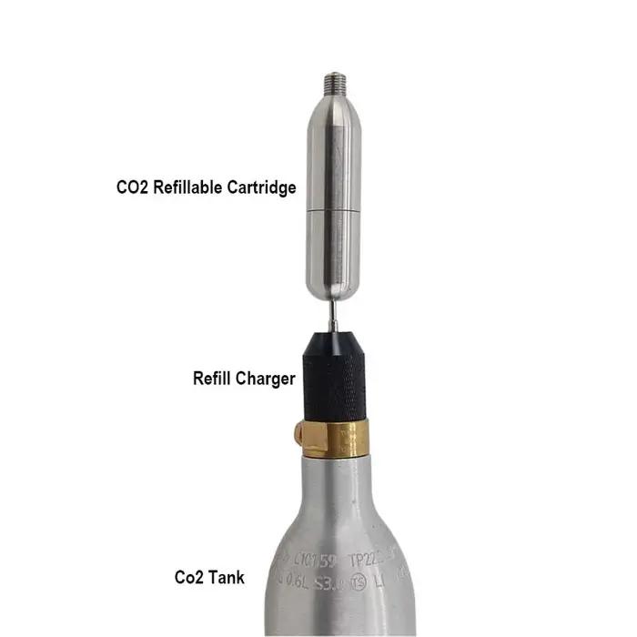 Cartouche de Co2 rechargeable SS304