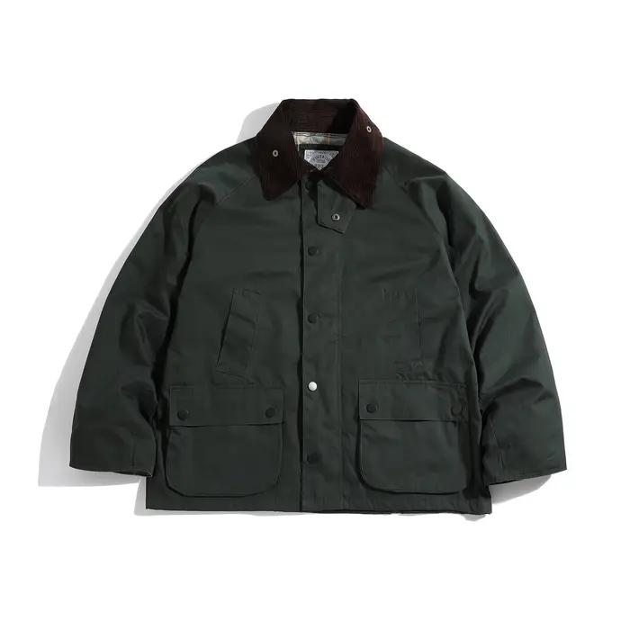 Hommes chasse classique olive décontracté imperméable vêtements de pluie perle hiver ashby bedale un
