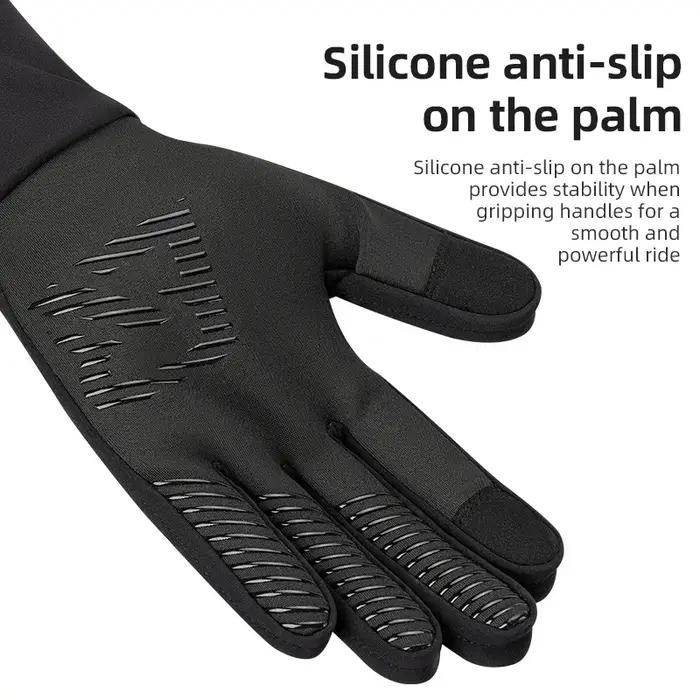 ROCKBROS gants chauffants USB écran tactile rechargeable bout des doigts grande zone de chauffage
