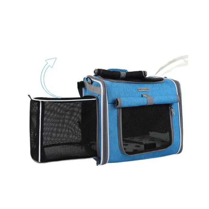 Sac de transport arriere pour animaux de compagnie durable et confortable pour chiens pour cyclisme et trajets en voiture