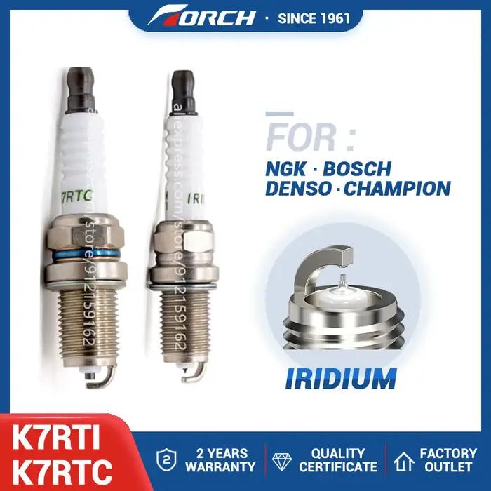 Bougies d'allumage TORCH originales en Iridium, K7RTI K7RTC, pour Great Wall C20R/C30/M1/M2/M4/Wingl
