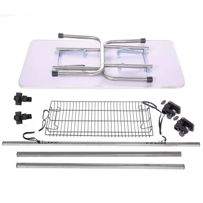 Table de toilettage professionnelle pour animaux de compagnie, 46 pouces, grande, réglable, portable