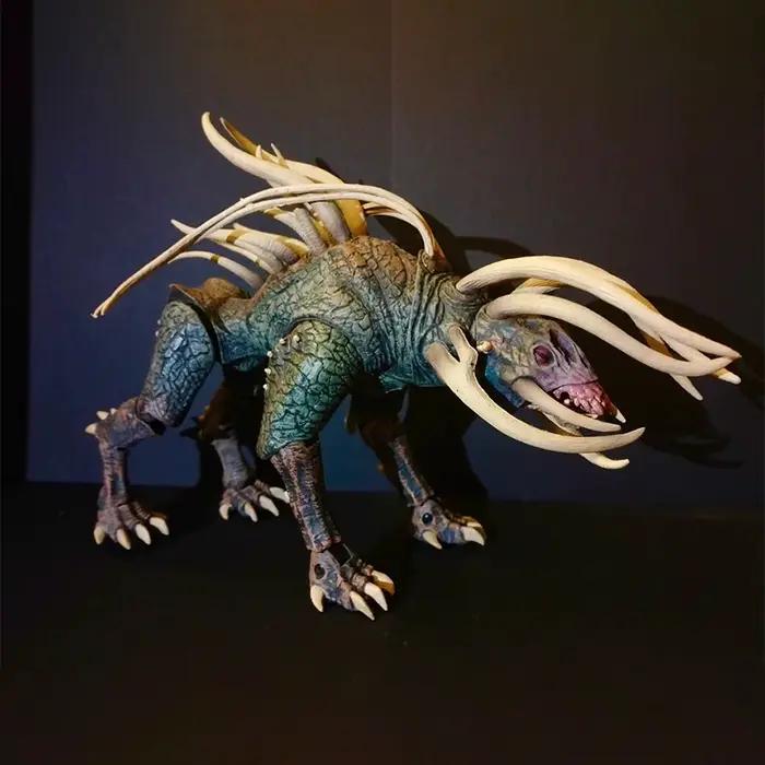 Nouvelles Figurines Predator Jungle Hunter Chiens Prédateurs Gris Classiques Jouets de Collection Cadeaux pour Fans Occasions Spéciales