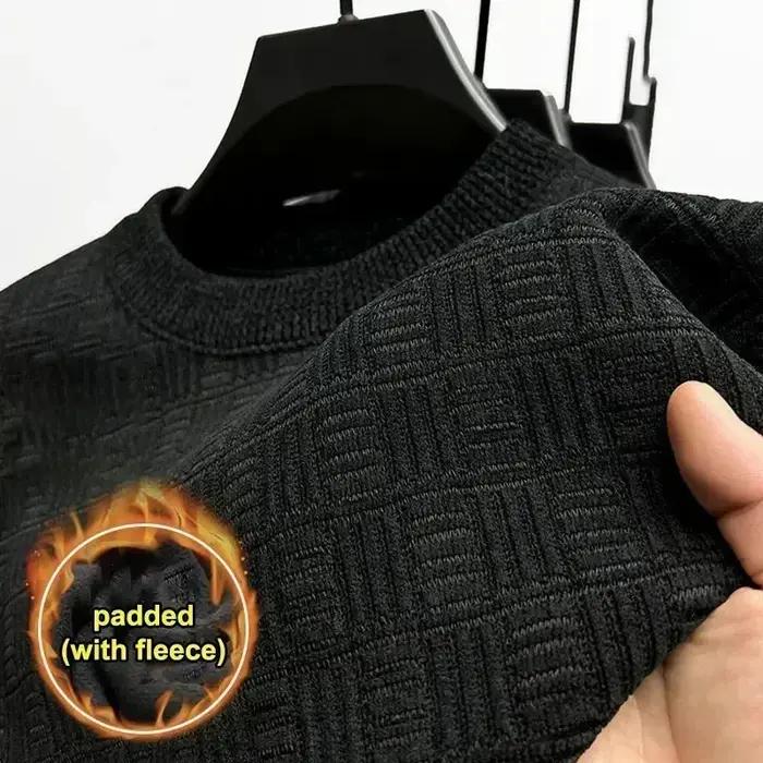 Pull en laine mérinos Pure pour homme et femme, col rond, manches longues, tricot en cachemire, vête