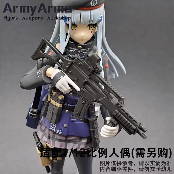 ArmyArms Modèle assemblé HK G36K à l'échelle 1/12, accessoire pour soldat de 6 pouces, COD Dark Zone Battlefield, jouet décoratif militaire