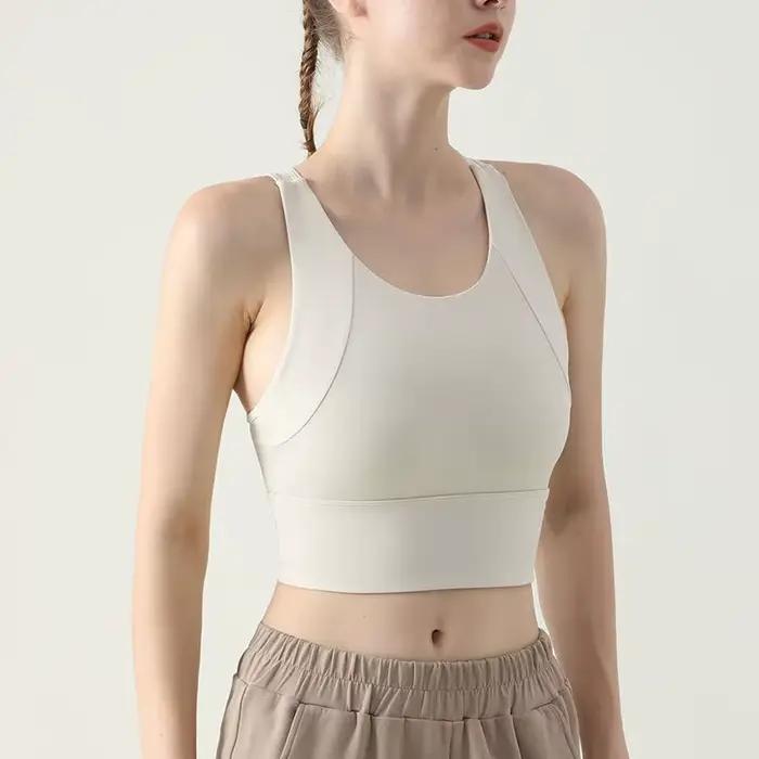 Femmes Sport soutien-gorge haut Push Up Fitness Yoga