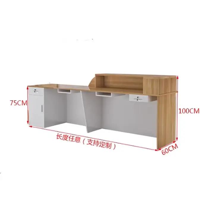 Bureau de réception pour maison de beauté, bureau moderne et Simple, bureaux de réception pour caissier, Salon de luxe, réception Mostrador, meubles commerciaux
