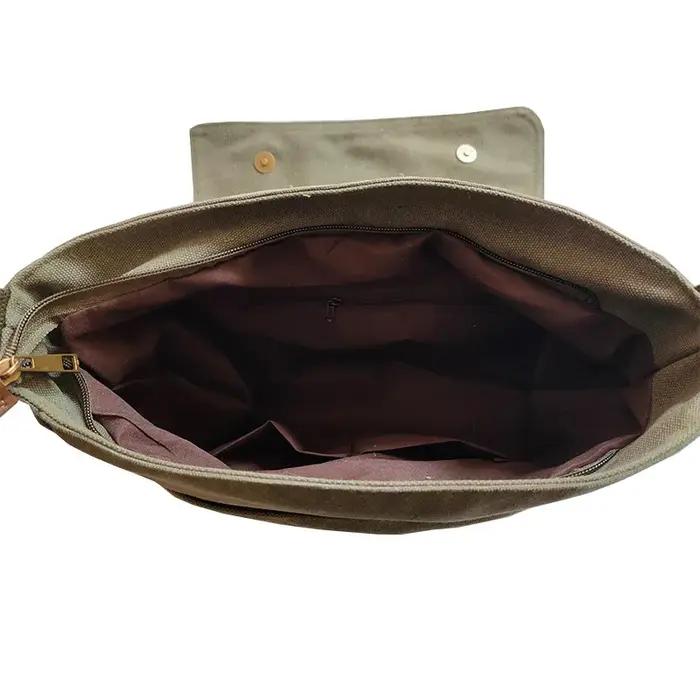Sac à bandoulière en toile pour femmes, sac à main rétro mignon de dessin animé, grande capacité, sa