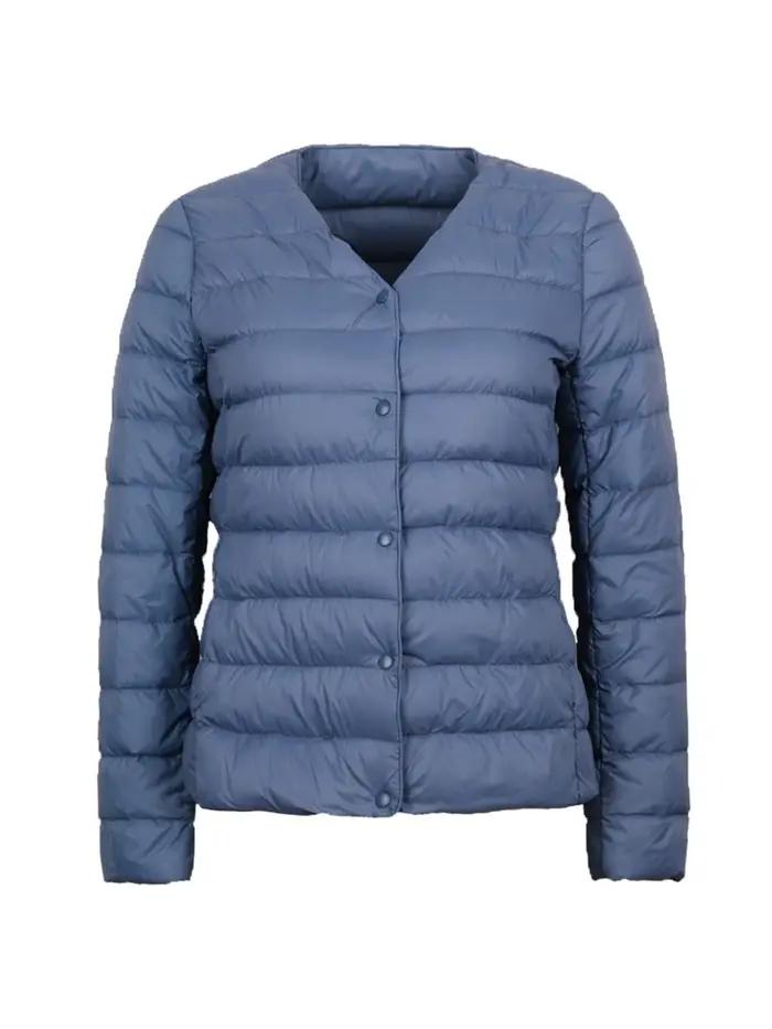 Ultra léger duvet de canard femmes mat tissu