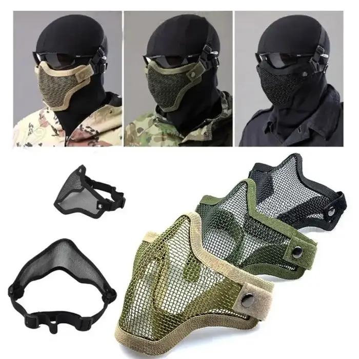 1PC Tacticals Protective Strike Paintball Mesh Camouflage Protective Airsoft Ste