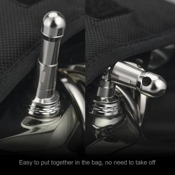 Gomexus Reel Stand Béquille Pliable pour Shimano Vanquish Stella Daiwa Exist 19 Certate LT 1000 - 40