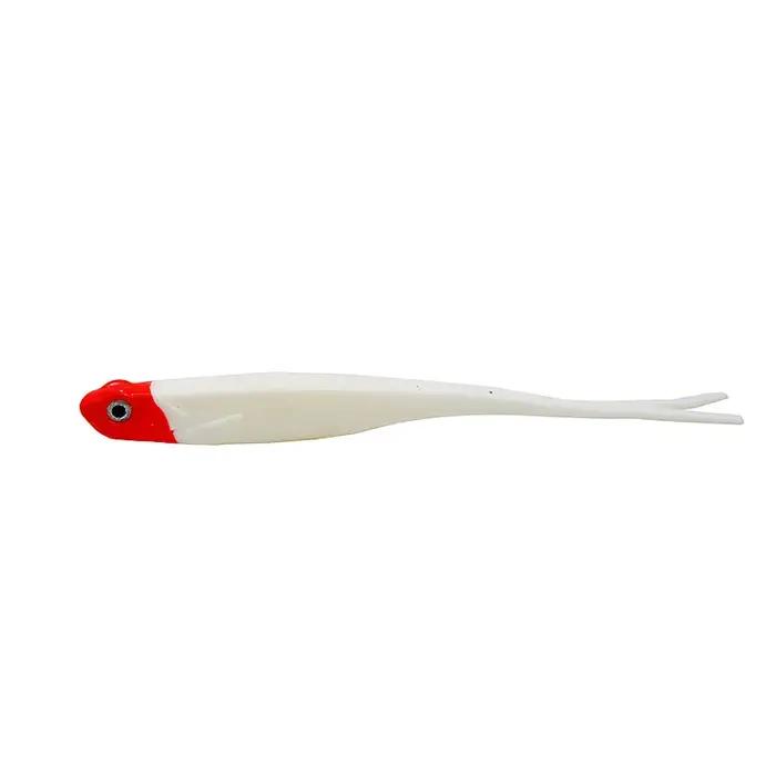 Queue de fourche leurre souple appât ventre ouvert pêche leurres artificiels 13 cm/8.4g Lot 4 pièces