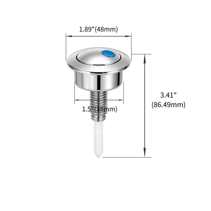 Bouton poussoir de réservoir d'eau en ABS avec valve de remplissage pour réservoirs d'eau de diamètre 38 à 42mm occaions diverses
