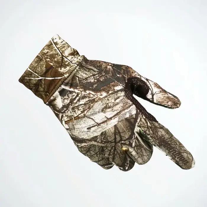 Gants de chasse élastiques à séchage rapide, Camouflage bionique, respirant, Protection complète des