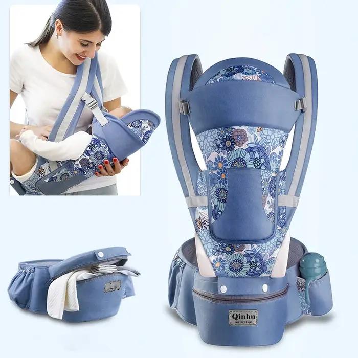 Porte-bébé Ergonomique Nouveau-né avec Siège de Hanche