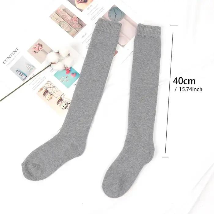 Chaussettes Genou Homme Hiver Harajuku Laine Chaleur Compression Cyclisme Coton Épaisses Cadeau