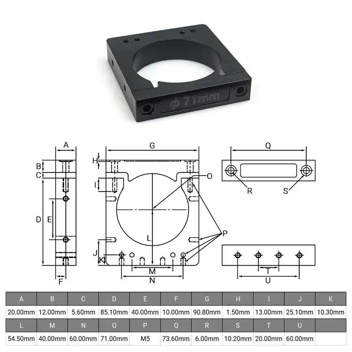 Openbuilds – Kit de montage de broche de routeur