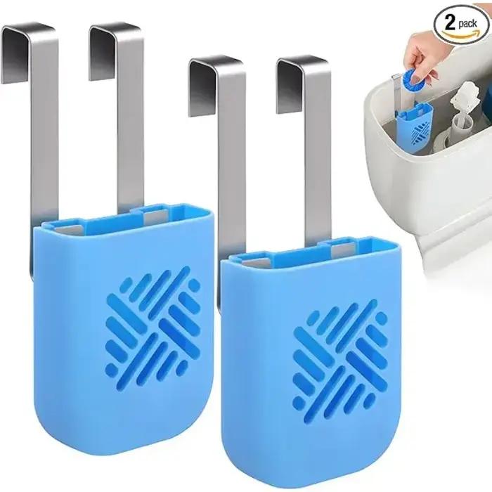 1 ou 2 ensembles de distributeurs solides pour toilettes suspendues, support pour nettoyant de toilettes suspendues, empêchant les résidus dissous de polluer