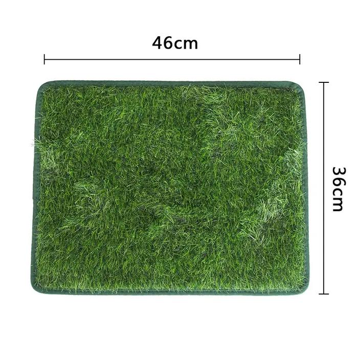 Tapis de pelouse de chien de toilette de chien réutilisable: tapis d'herbe artificielle pour chien,