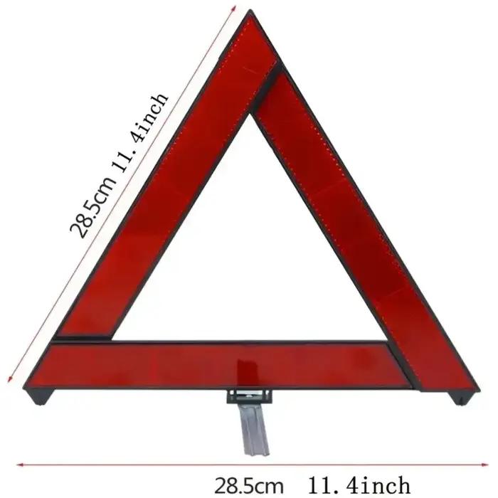 Triangle de voiture trépied d'avertissement réfléchissant pliable