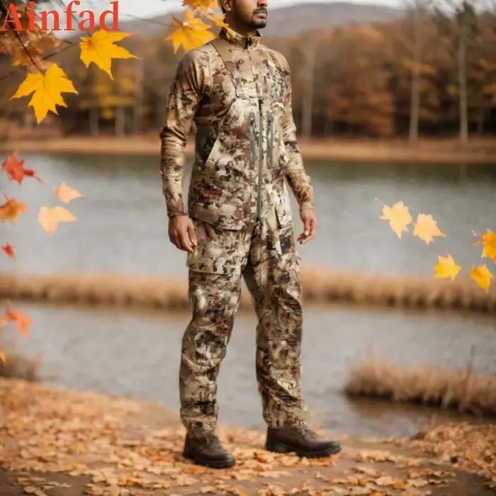 Pantalon camouflage chasse canard qualité supérieure bavette Hudson pour travail extérieur