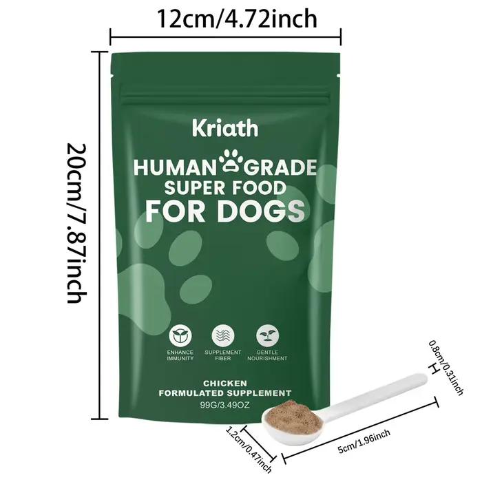 Complément nutritionnel pour chiens de toutes races, absorption facile, soutien quotidien pour la santé