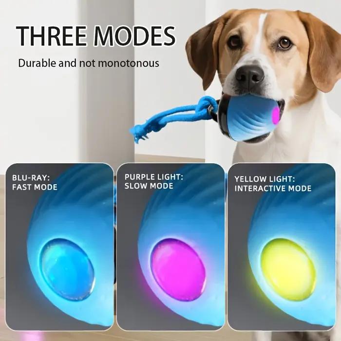 1 jouet interactif intelligent pour chien en forme de balle | Chargeur USB