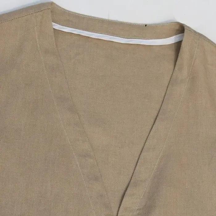 Gilets monochromes à col en V à boutonnage simple pour femmes, gilets décontractés pour femmes, vête