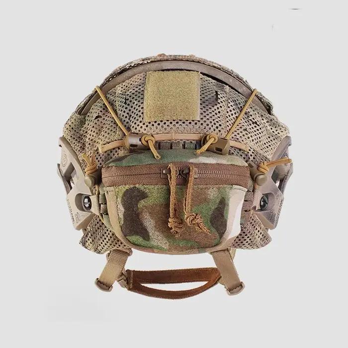 Poche batterie arrière casque tactique PEW SC Style - Contrepoids NVG - Accessoire universel pour chasse