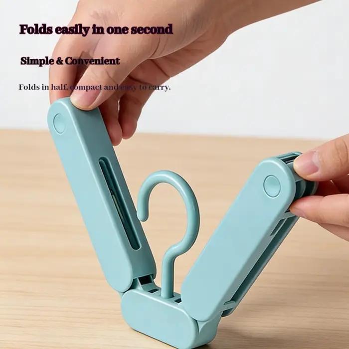 Porte-vêtements pliable créatif et portable pour la maison