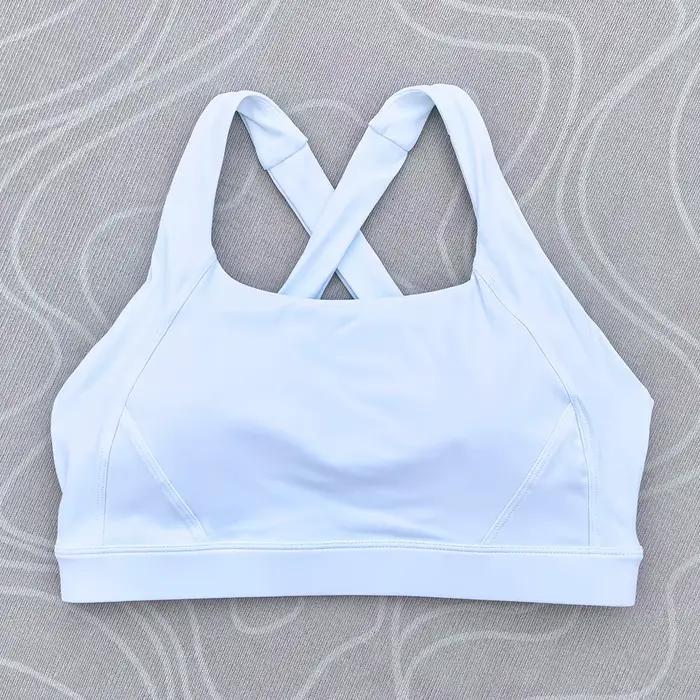 Soutien-gorge de Fitness pour femmes, couleur unie, serré, entraînement complet, dos croisé, sous-vê