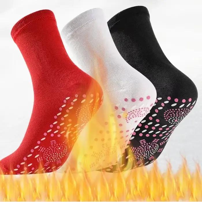 Chaussettes chauffantes tourmaline hiver - Soins santé et minceur pour chasseurs actifs