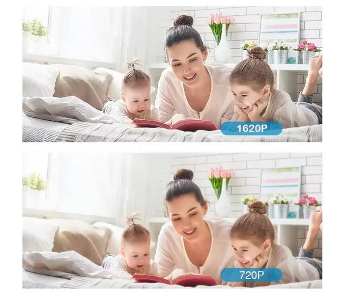 Caméra IP WiFi YCC365 Plus suivi automatique 1620P pour surveillance maison vision nocturne sécurité bébé智能家居智能跟踪IP摄像头YCC365 Plus,适用于家庭监控和夜间视图安全,保护宝宝