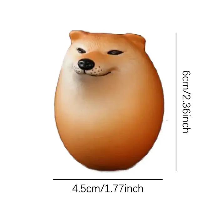 Décorations créatives en forme d'oeuf Shiba Inu pour la maison et le bureau