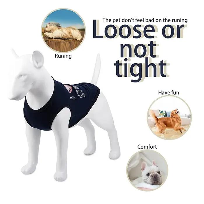 T-shirt d'été en coton pour chiens de petite et moyenne taille, vêtements pour animaux de compagnie, accessoires pour chiens