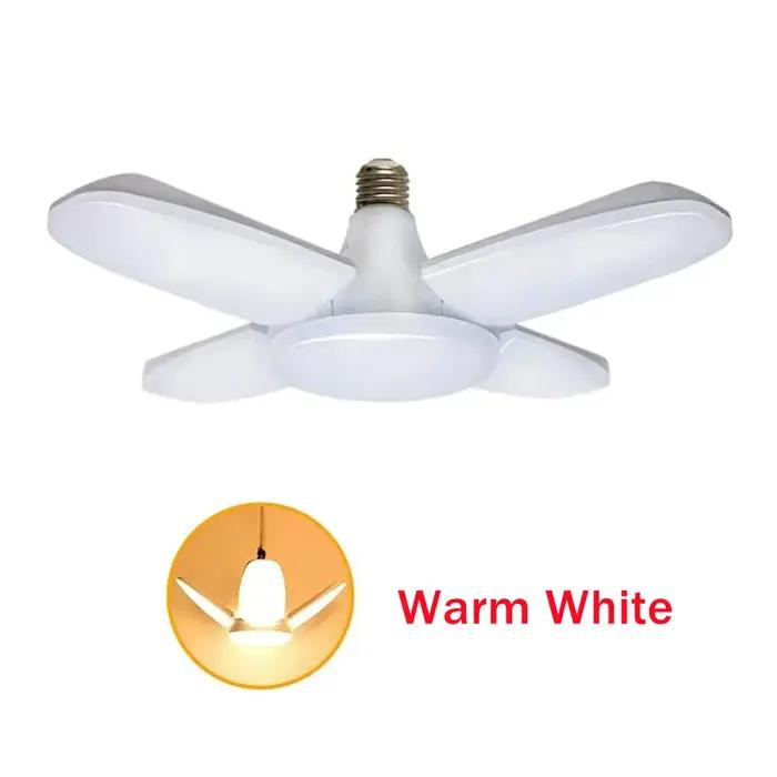 28W inda LED Ampoule Ventilateur Lame Synchronisation Lampe AC85-265V Pliable LED
