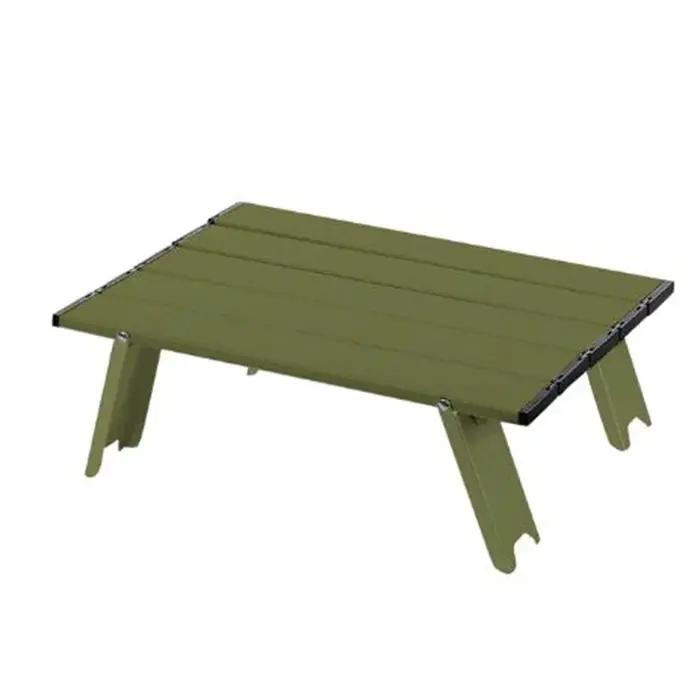 Mini table de camping pliable ultralégère en alliage d'aluminium, table d'extérieur, voyage, pique-n