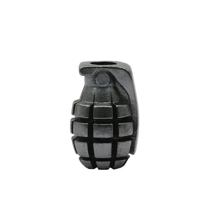 Perles de couteau en laiton en forme de Grenade EDC, bricolage, Bracelets tissés paracorde, pendentifs de lanière, accessoires, outil d'extérieur, tentures, breloques, cadeaux