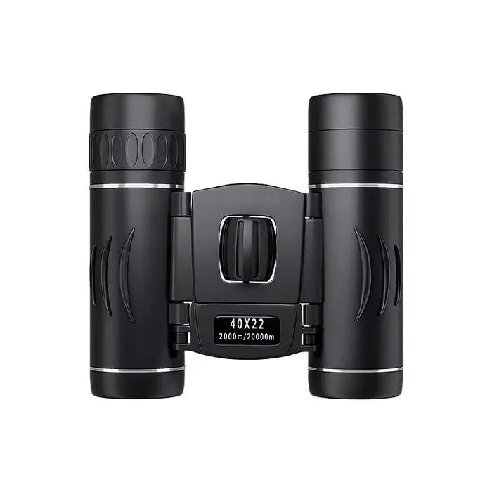 Jumelles HD 40x22 BAK4 FMC pliables, mini-télescope longue portée 2000M pour la chasse, les sports, le camping et les voyages