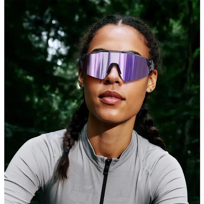 Lunettes de sport polarisées KAPVOE pour vélo route, VTT, course et pêche - Homme et Femme