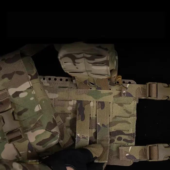 Plateforme tactique Alpha en tissu Cordura avec support MOLLE pour activités d'équipe et jeux tactiques homme toutes saisons