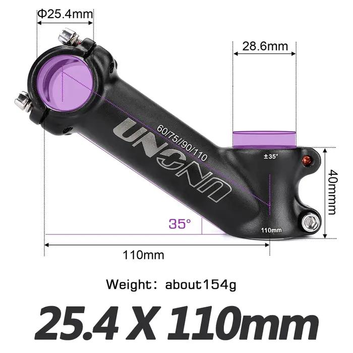 UNO 25.4mm tige vtt vélo guidon