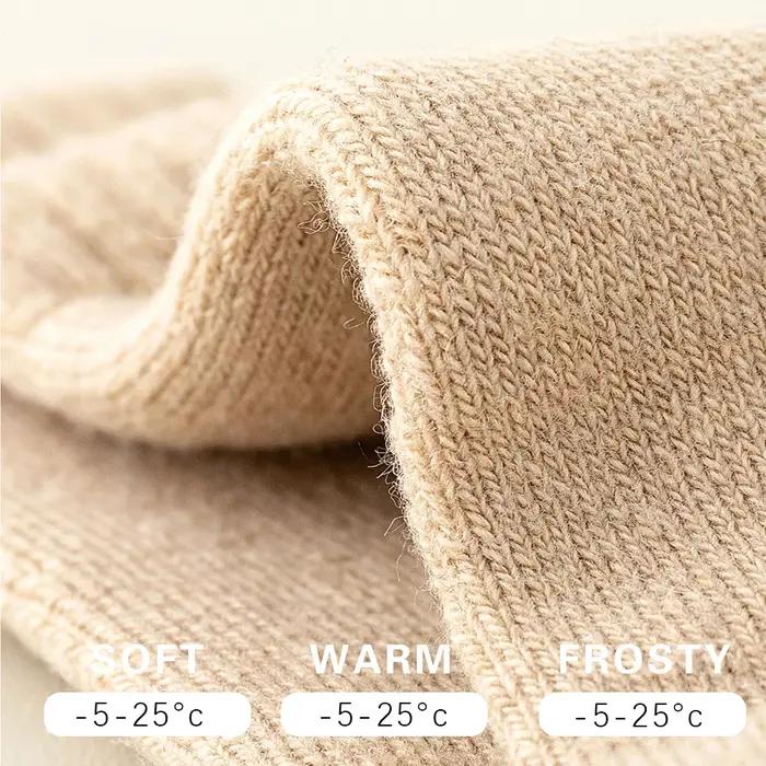 Chaussettes hiver ultra-épaisses pour chasse - Isolation extrême froid et neige pour bottes montantes