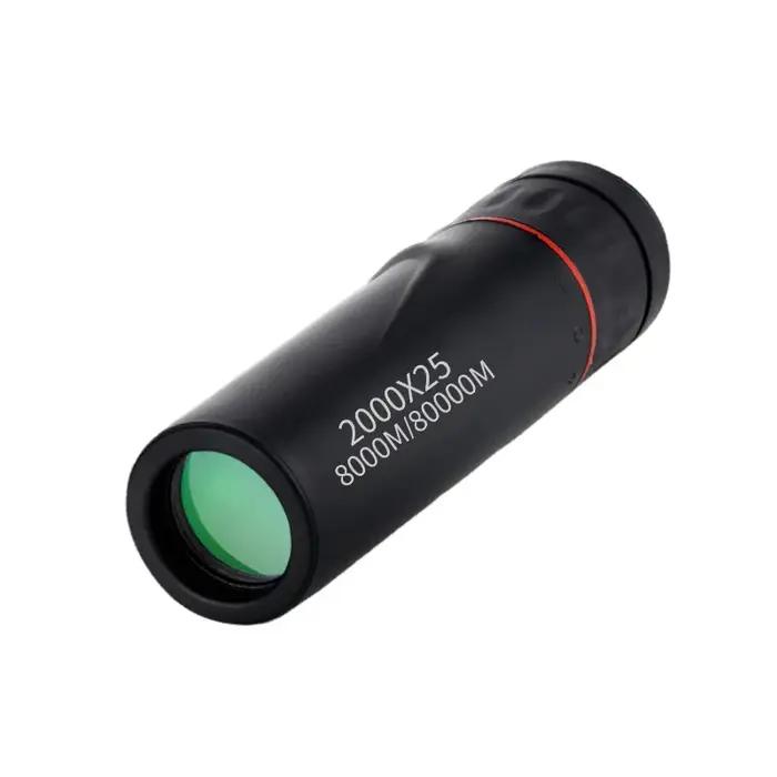 Télescope monoculaire compact 2000X25 HD 2025 - Portable pour voyage randonnée pêche observation ornithologique