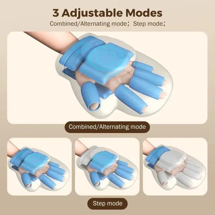 Masseur de mains professionnel avec airbags pour relaxation et soulagement des douleurs des doigts poignets et paumes pour hommes et femmes occasions spéciales relaxation musculaire