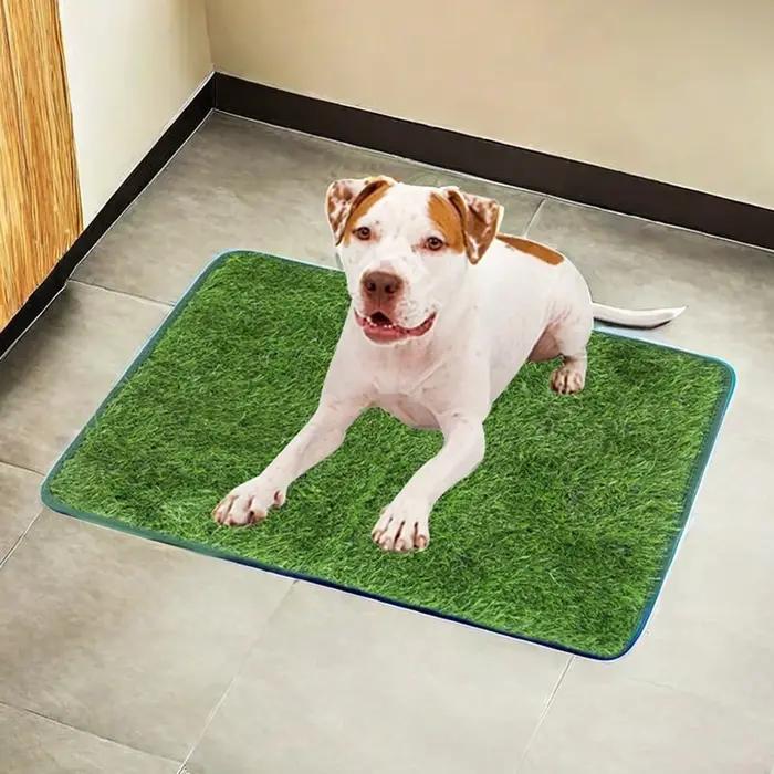 Tapis d'herbe pour chien coussin de pipi gazon artificiel