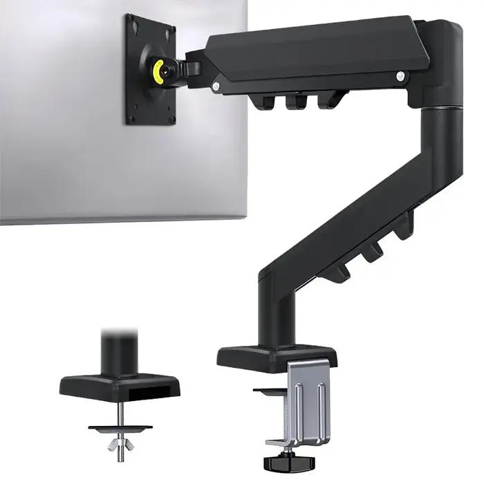 Nouveau support de moniteur d'ordinateur à bras simple/double pour disposition horizontale verticale adapté aux ordinate