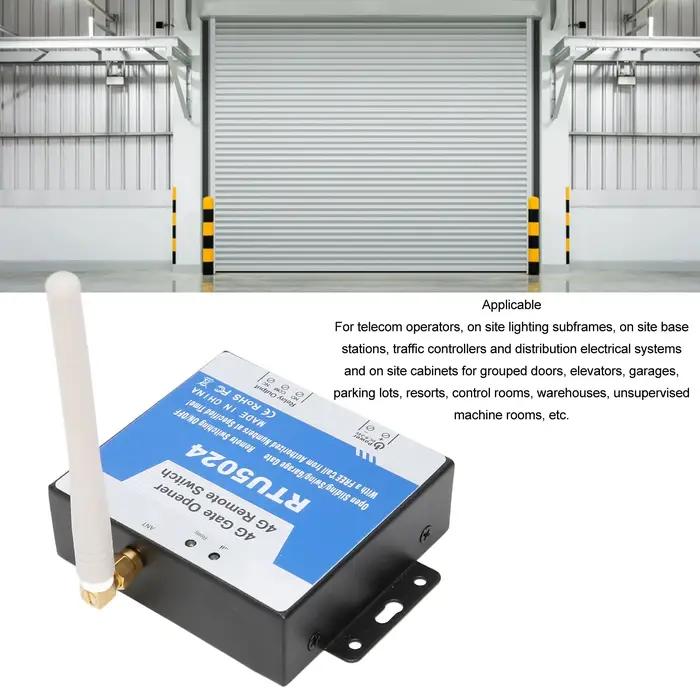 Kit de Sécurité Intelligente RTU5024 4G Ouvre-Porte SMS Alarme Reconnaissance d'Identification WiFi Télécommande Télécommande Ouvre-Porte Occasions Spéciales Pour Maison et Entreprise